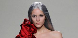 Искусственная седина в моде